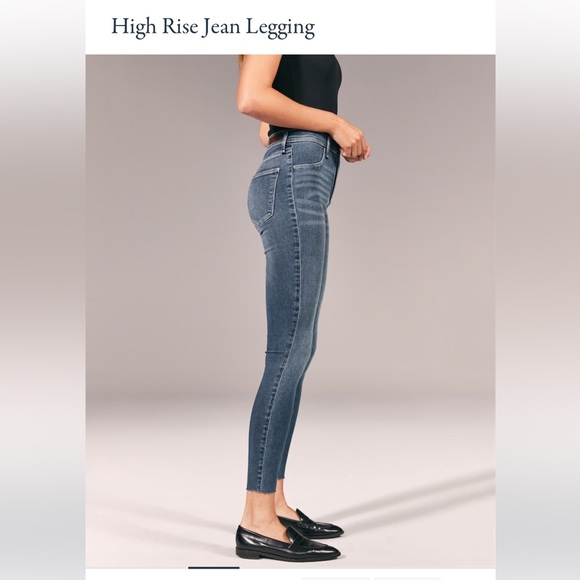 Abercrombie High Rise Jean Legging - Picture 8 of 11